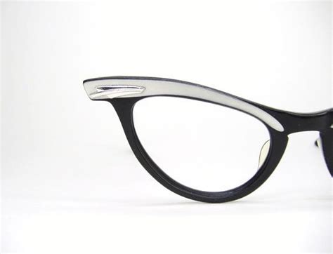 vintage pointy 1950s cat eye glasses by vintage50seyewear on etsy cat