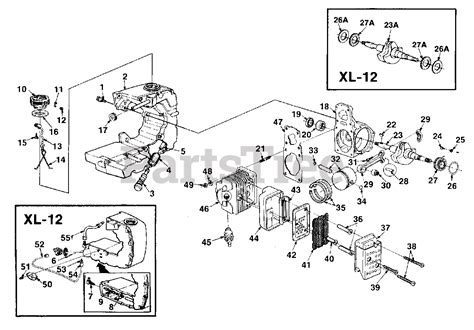 homelite xl  ut  homelite chainsaw engine internals parts lookup  diagrams