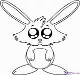 Animals Draw Animal Cartoon Easy Drawings Drawing Cute Coloring Bunny Step Cartoons Pages Clipart Cool Rabbit Line Cliparts Print Really sketch template