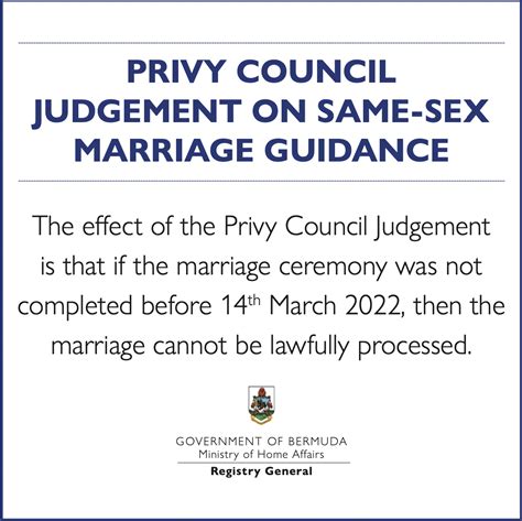 Privy Council Judgement Same Sex Marriage Png Government Of Bermuda