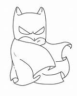 Batman Outline Clipart Drawing Coloring Easy Pages Chibi Drawings Clip Cute Outlines Cartoon Superman Library Clipartix Choose Board sketch template