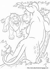 Coloring Wild Samson Pages Lion Ryan Movie Talking Friend His Kleurplaten Scenes Fun Kids Printable Het Personal Create Drawing sketch template