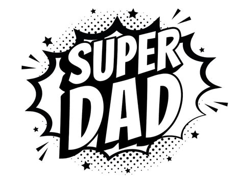 super dad  awesome coloring page  printable coloring pages  kids