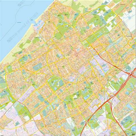 digital city map  hague  world  mapscom
