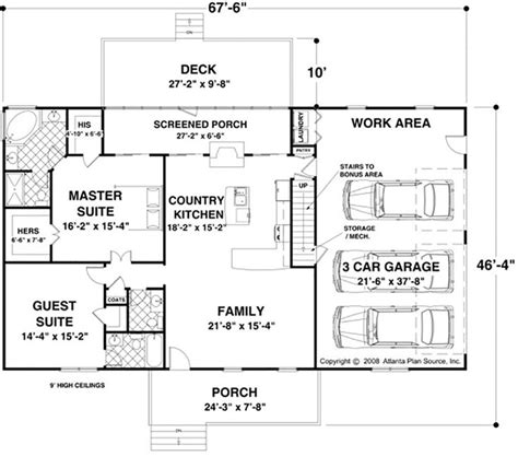 ranch style house plan  beds  baths  sqft plan   basement house plans