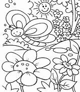 Coloring Spring Pages Kids Flower Grade Season Christian Color Pdf First Drawing Welcome Sheet Sheets Printable Graders Flowers Preschool Easy sketch template