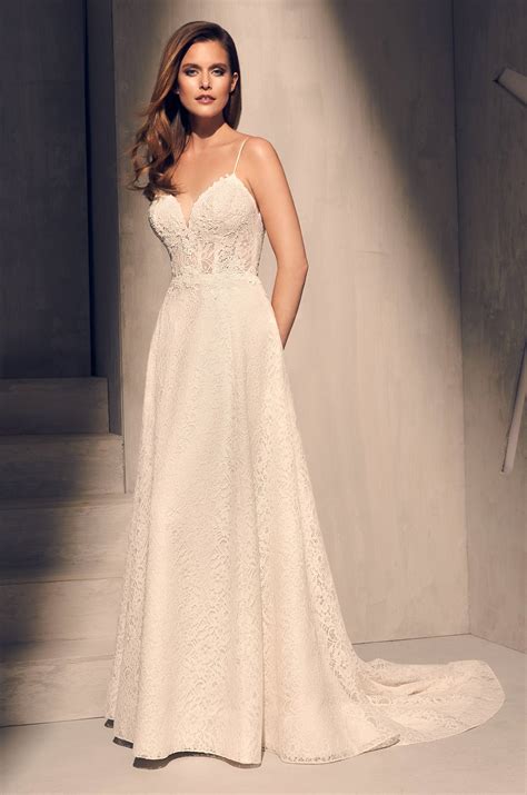 Sequin Corset Wedding Dress Style 2201 Mikaella Bridal