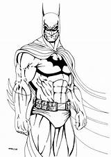 Coloring Pages Superhero Batman sketch template