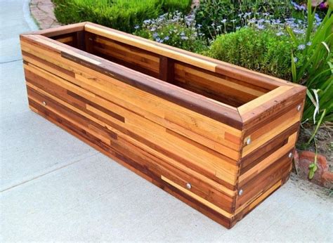 exterior exciting design  large outdoor planter boxes large wood