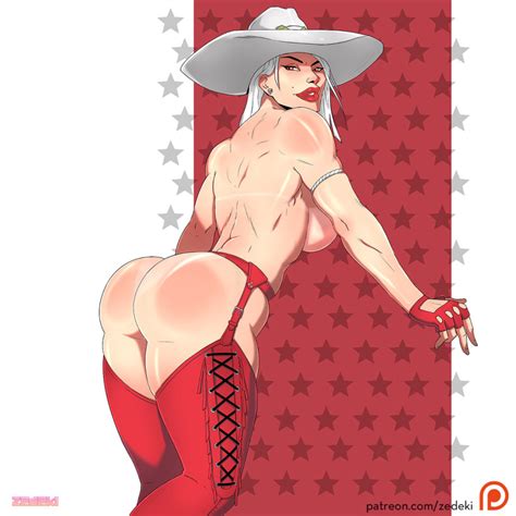 Rule 34 Ashe Overwatch Ass Big Breasts Blizzard