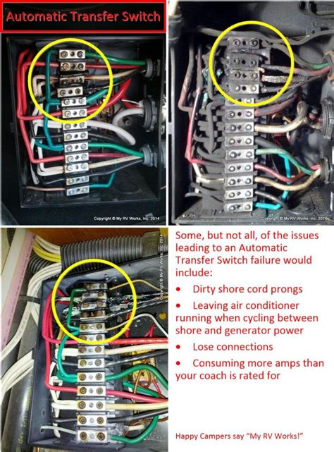 rv transfer switch wiring diagram wiring