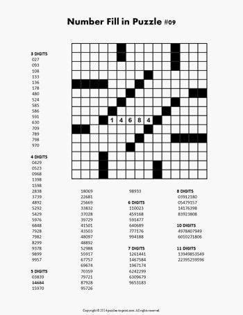 difficult  fill  puzzle printable hes number  crossword