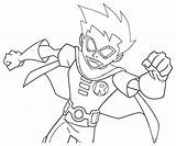 Robin Coloring Pages Teen Titans Titan Printable Go Batman Colouring Getcolorings Party Draw Library Clipart Popular Description Line Color sketch template