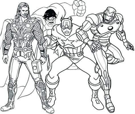 superheroes coloring pages large printable collection