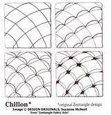 Zentangle Tangle Chillon Zentangles Doodle sketch template