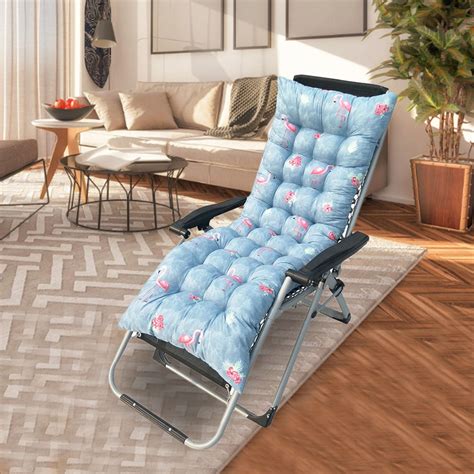 lounge chair cushions soft chaise longue recliner cushion  indoor