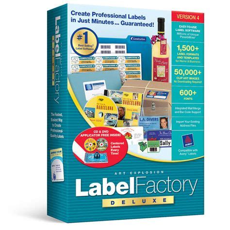 label factory deluxe  label maker software  label factory deluxe   contender