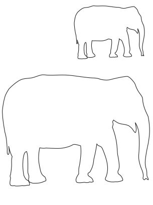 elephant activities template  printable