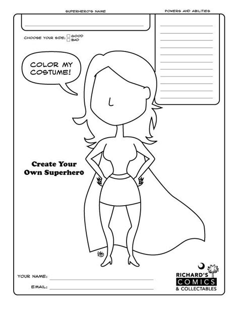 day   comics superhero coloring pages create
