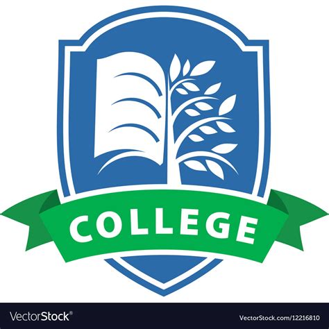 logo college royalty  vector image vectorstock
