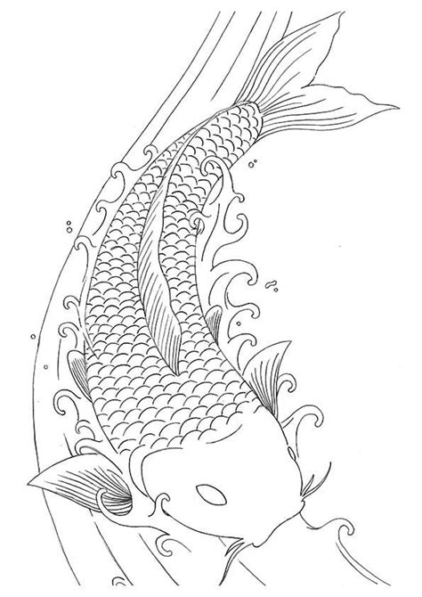 interesting koi fish coloring pages   toddlers fish coloring