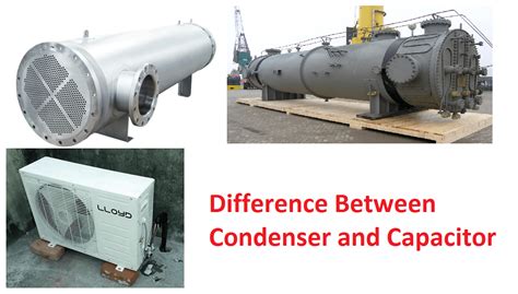 condenser capacitor difference