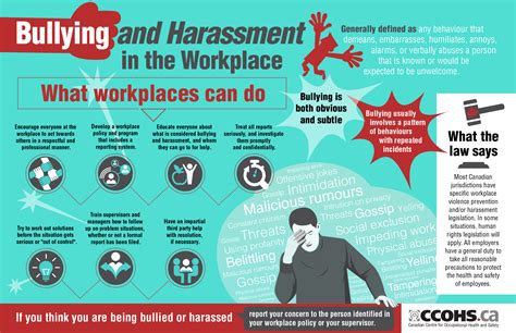what are some examples of harassment in the workplace ployment