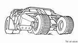 Batmobile Arkham Cliparting Superman sketch template