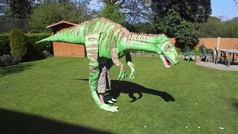 homemade dinosaur costume 4 meters long youtube
