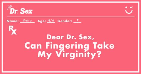 Can Fingering Take My Virginity