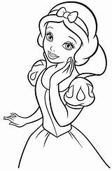 Branca Neve Colorir Imagens sketch template