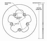 Rotor Rotors Solid Wilwood Dimension Steel Diagram Rear sketch template