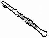 Clarinet Bansuri Flute Clipground sketch template