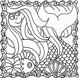 Coloring4free Doodle Coloring Pages Mermaid Related Posts sketch template