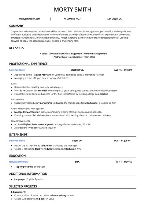 resume templates  list    resume templates