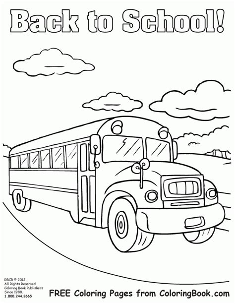 school bus safety coloring pages coloring home