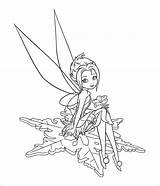 Coloring Tinkerbell Pages Print Template Wings Templates Fairy Disney Colouring Google sketch template