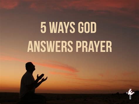 5 Ways God Answers Prayer Presbyterian Reformed Ministries International
