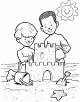 Coloring Sand Castle Pages Sandcastle Printable Print Beach Sheets Refundable Getcolorings Color Fun Preschool Craft Getdrawings sketch template