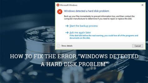 How To Fix Windows Detected A Hard Disk Problem In [urdu Hindi] Benisnous