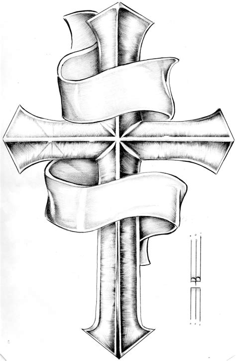 cross drawings clipartsco
