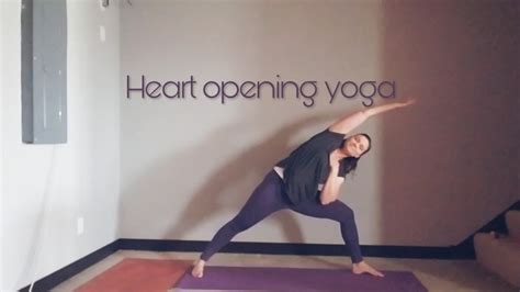 30 Min Heart Opening Yoga Youtube