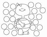 Dot Coloring Pages Dauber Bingo Do Worksheets Template Printable Cover Painting Preschool Marker Printables Roll Color Sheets Paint Dots Kids sketch template