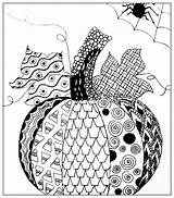 Citrouille Zentangle Colorare Colorear Disegni Adulti Adultos Pumpkin Coloriages Pumkin Justcolor Simples Zucca Crow Sorciere Nggallery sketch template
