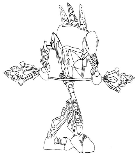 lego bionicle coloring page  printable coloring pages  kids