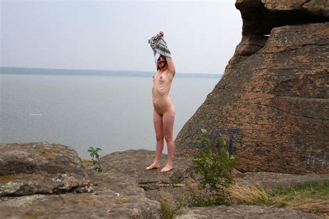 russian girl inga walks naked at touristic place russian sexy girls