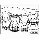 Calico Critters sketch template