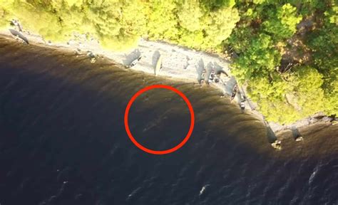 loch ness monster spotted  drone footage dronexlco