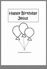 Birthday Jesus Happy Printable Coloring Template Pages sketch template
