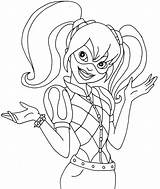 Harley Quinn Coloring Pages Sheets Choose Board sketch template